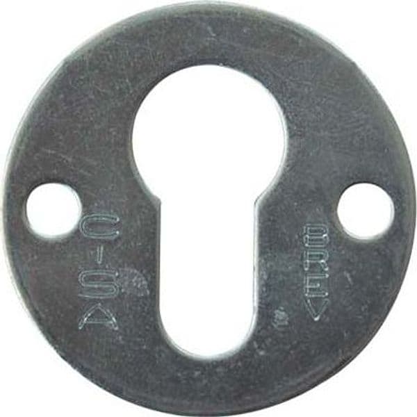 Mostrina Tonda Foro Sagomato 06075 Cisa Zincata 48 mm 5 Pezzi - 2