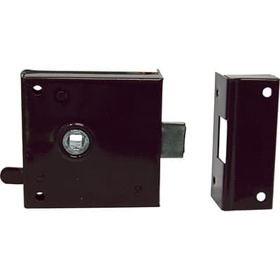 Serratura Legno Applicare 189 Bonaiti Q6 35 mm 2 Pezzi - 2