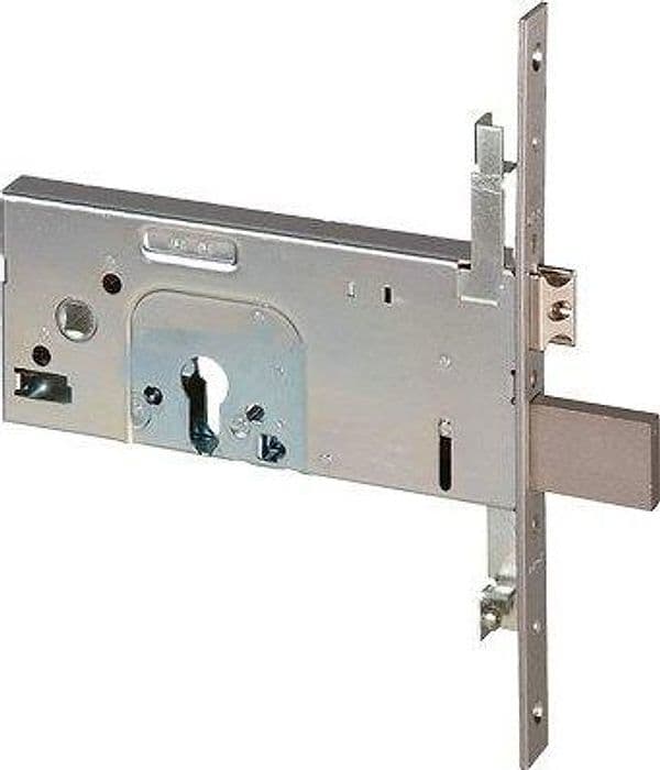 Serratura Metallo Infilare 56357 Cisa B.q Inox F.mm 22 F.sag.tri con Scr - 2