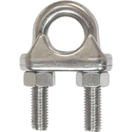 Morsetto per Funi Inox 5 mm - 2
