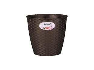 Vaso Natural Moka Ø 19 mm cm 19 CMX17,5H. 3 l Stefanplast 4 Pezzi - 2
