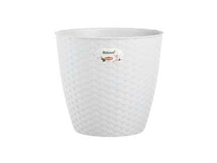 Vaso Natural Bianco Ø 24 mm CMX22,2H. 6,2 l Stefanplast 3 Pezzi - 2