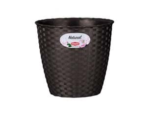 Vaso Natural Moka Ø 24 mm CMX22,2H. 6,2 l Stefanplast 3 Pezzi - 2