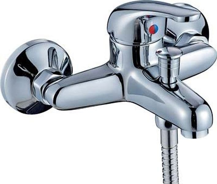 Rubinetto Miscelatore Vasca Sirio H23 Crolla Ottone Cromato - 2