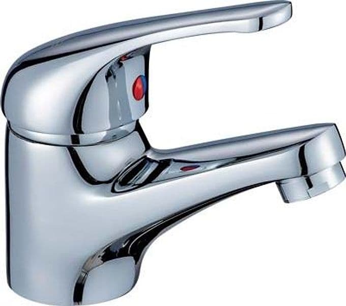 Rubinetto Miscelatore Lavabo Sirio H23 Crolla Ottone Cromato con Piletta 11 - 2