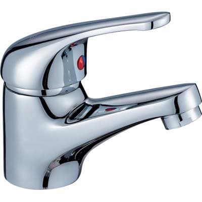 Rubinetto Miscelatore Lavabo Sirio H23 Crolla Ottone Cromato con Piletta 11 - 2