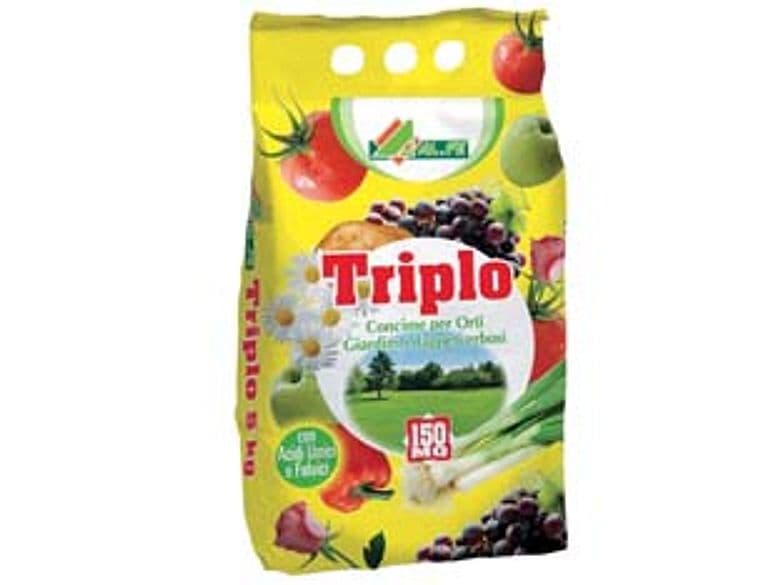 Concime Organico Minerale Triplo 5 kg in Sacco Alfe 4 Pezzi - 2