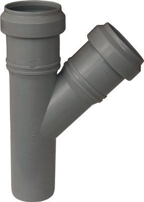 Braga Scarico Idrico ad Innesto Pp Grigio 45 ° 90 mm 5 Pezzi – Autres