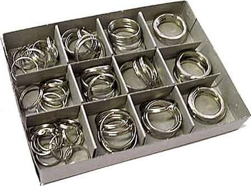 Anelli Portachiavi Assortiti 72 Pezzi – Autres