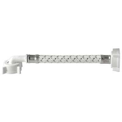 Tubo Treccia Carico Lavatrice Mixinox Parigi Nylon Inox ¾f Cm 200 - 2