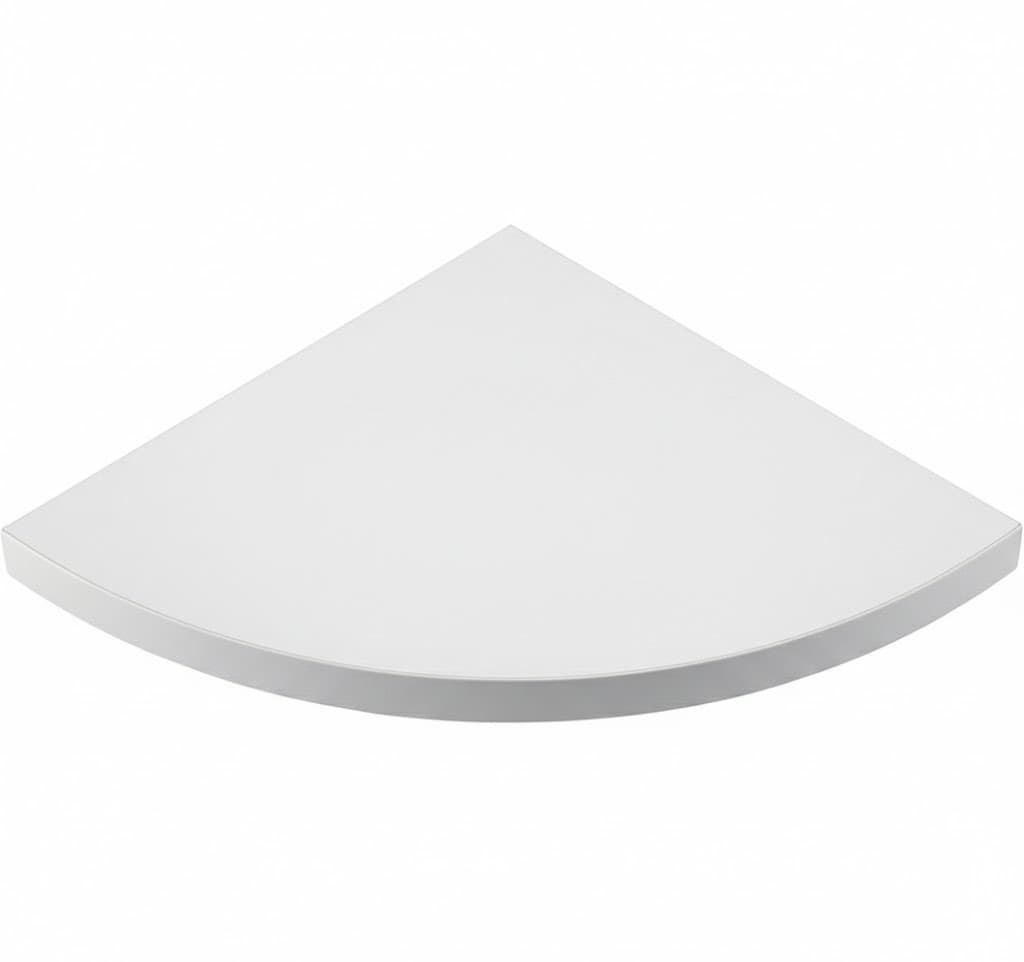 Mensola Angolare Ecopan 25 x 25 cm Col Bianco Spess. 1,8 cm - 2