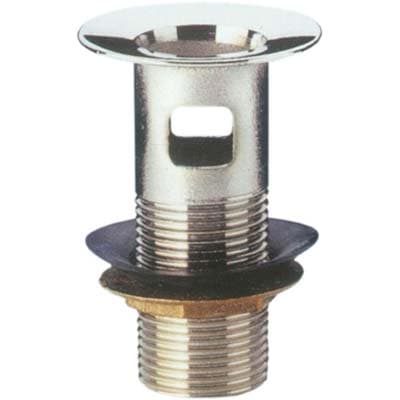 Piletta Scarico Bidet con Troppo Pieno Ottone Cromato 1 2 Pezzi - 2