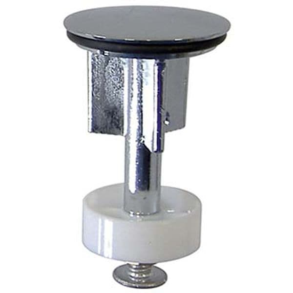 Tappo Cr Piletta Scarico Automatico Ottone Cromato 11 x 4 5 Pezzi - 2