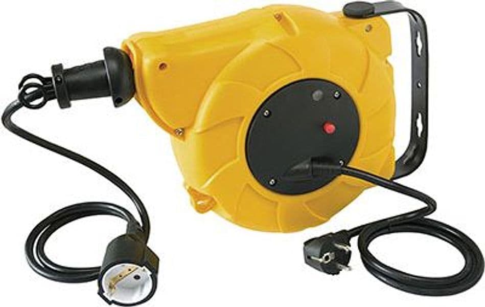Avvolgicavo con Cavo Electraline Schuko N°xmmq 3X15 10 m - 2