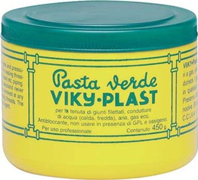 Pasta Verde Viky Plast 450 g 6 Pezzi - 2