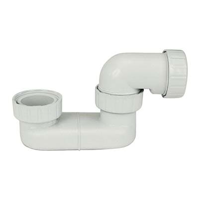 Sifone Scarico Pp Ribassato Vasca Bianco 11 x 2 - 2