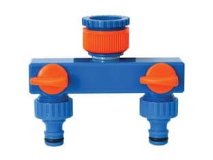 Presa Rubinetto 2 Uscite 12,6 CMX5,8X10,5 Peso 103 g Il Campo 5 Pezzi - 2