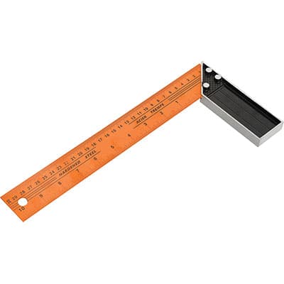 Squadra Falegname 5015 Wokin Alluminio Acciaio 501512 30 cm 5 Pezzi - 2