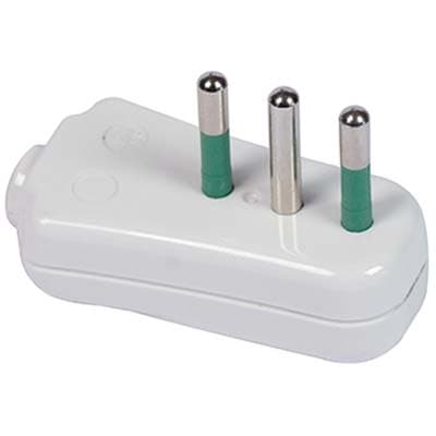 Spina Mobile Ribassata Garanti Bianco 2P con T 10A 10 Pezzi - 2