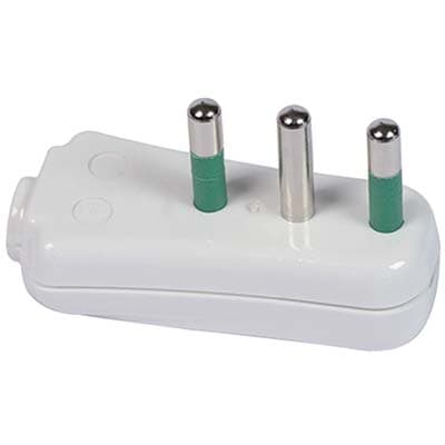 Spina Mobile Ribassata Garanti Bianco 2P con T 16A 10 Pezzi - 2