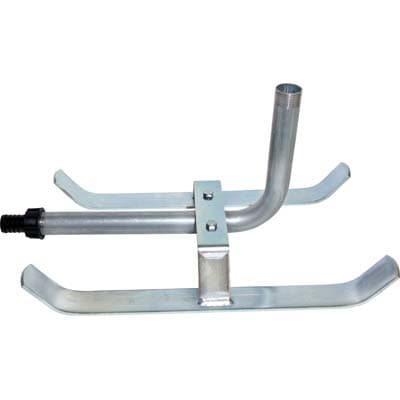 Base a Slitta Irrigatore Maxi Acciaio Zincato 1M con Portagomma - 2