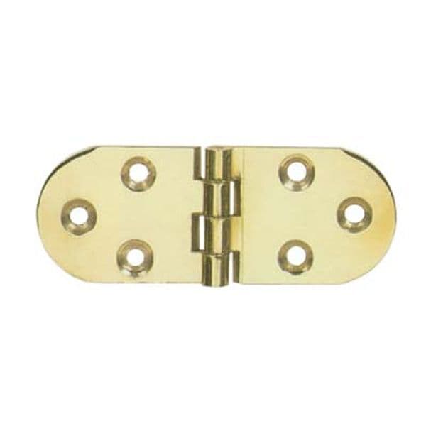 Cerniera a Biscotto Ottone Lucido 80 x 30 mm 6 Pezzi – Autres