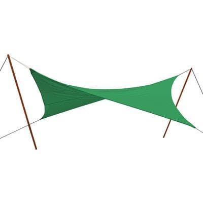 Vela Ombreggiante Triangolare Stars Pe Verde 180 g m² 3 m,6X3,6X3,6 - 2