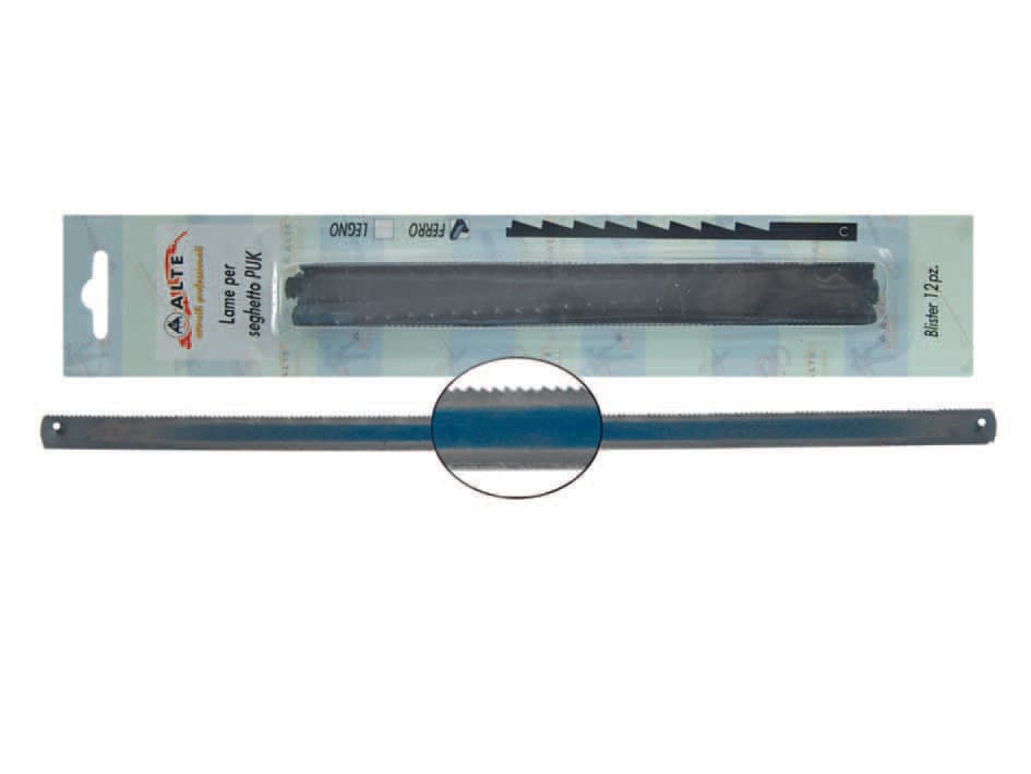 Lame per Seghetto Puk per Ferro 150 mm Alte 12 Pezzi - 2