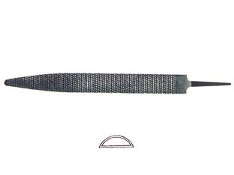Raspe Mezze Tonde Taglio Bastardo 8 200 mm Taglio Bastardo 6 Pezzi - 2
