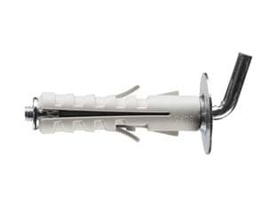 Tassello in Nylon con Gancio Corto PA 6 Enp Gc Ø 9 mm MMX40 200 Pezzi - 2