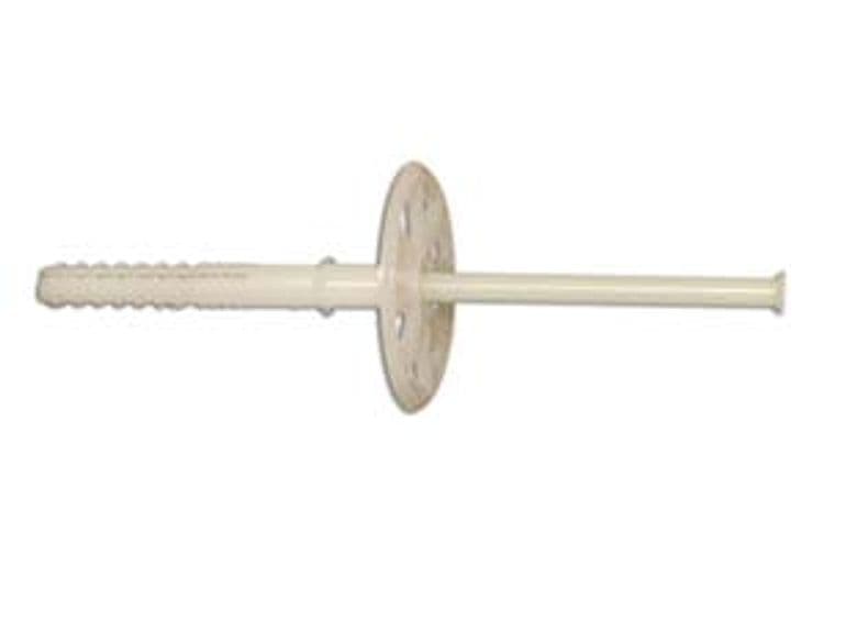 Tassello Espansione in PE Hd con Chiodo Bianco per Cappotto 200 Cod 446846
