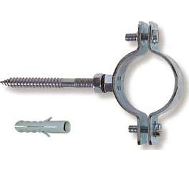 Collari Pesanti in Acciaio Zincato per Tubi 1/2 P Tubi Ø 20 mm 25 10 Pezzi – Quality