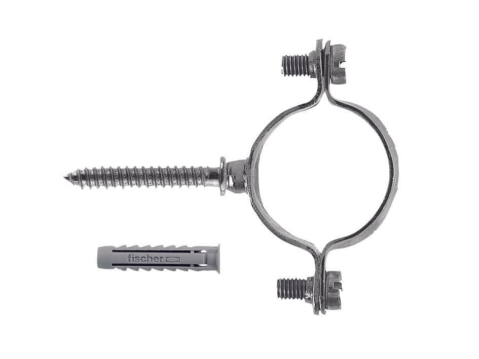 Collarini in Acciaio Zincato Czv Ø 16 mm 1 Busta Fischer - 2