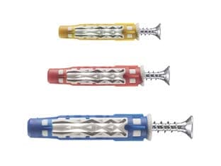 Tassello in Nylon Bi Material con Vite Tsp Bluefix Va Ø 6 mm 250 Pezzi - 2
