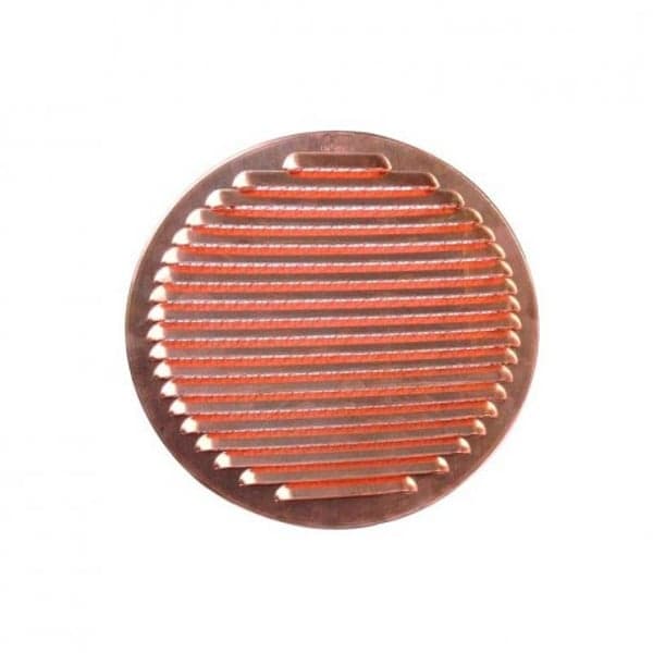 Griglia di Aerazione in Rame Plastica Ø 80 mm - 2