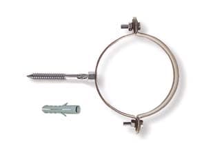 Collari per Pluviali Tondi Ø 75 mm 80 Tassello Ø 10 mm Quality 10 Pezzi - 2