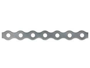 Bandella a Rotolo Perforata Zincata 12 Mmh. con Fori Ø 5 mm 2 Pezzi - 2
