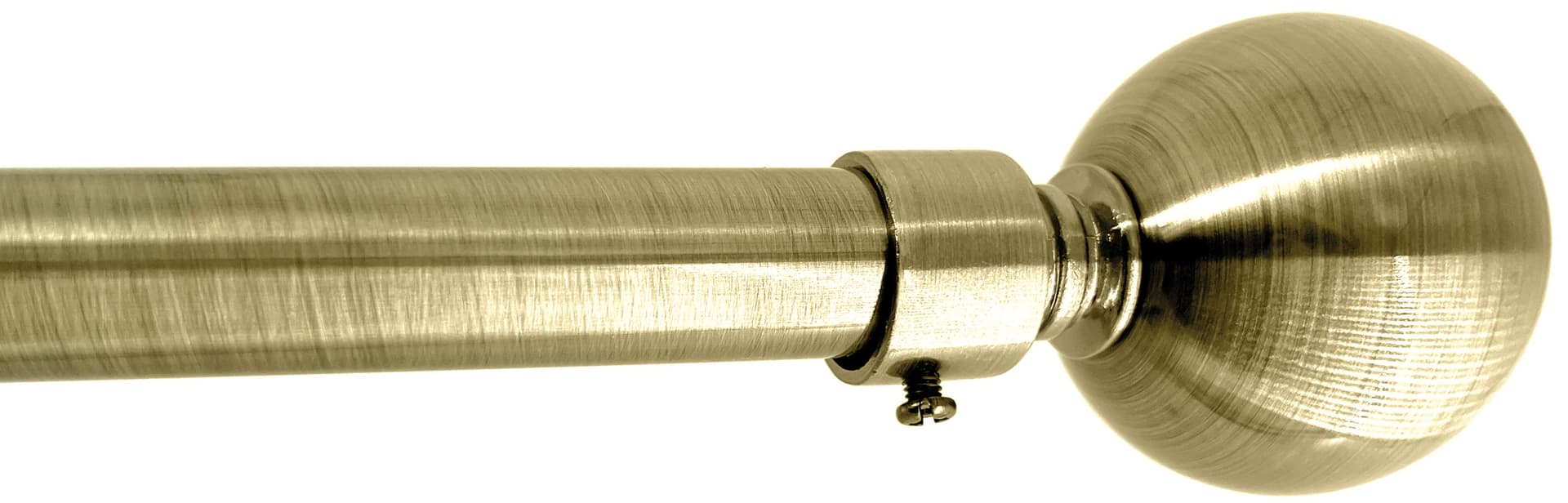 Bastone per Tende Globo Estensibile Cm 71÷122 Colore Oro Antico Utilia - 2