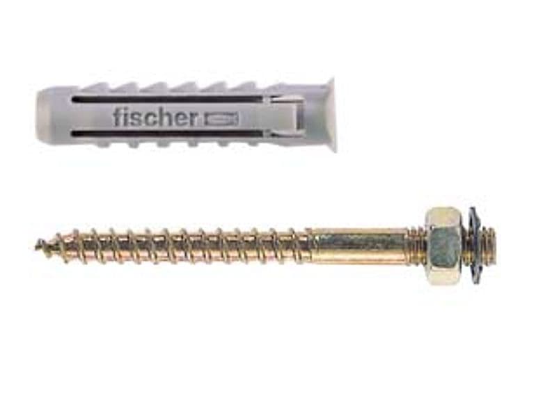 Tassello con Doppio Filetto Sx Plus Dv 8X40 Fischer 50 Pezzi - 2