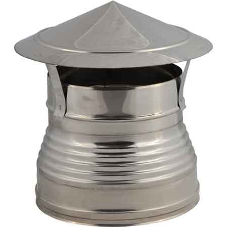 Fumaiolo Doppia Parete a Cappello Cinese Ø 180 x 230 mm - 2