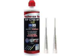 Ancorante Chimico Fis C700 HP Plus 410 ml in Cartuccia Fischer 2 Pezzi - 2