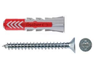 Tassello Bi Material con Vite Duopower Ø 6 mm MMX30 Fischer 100 Pezzi - 2