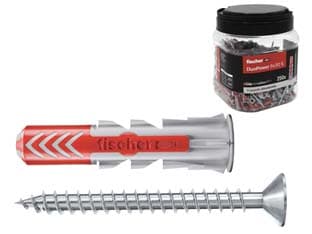 Tassello in Nylon con Vite Promopack Duopower Ø 6 mm MMX30 CONF.PZ.250 1 - 2