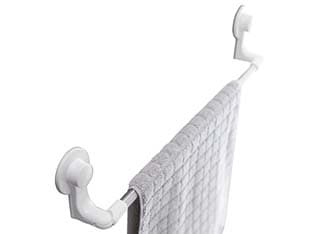 Porta Asciugamano Bagno in ABS 570 MMX61X109 Bianco Aglaia - 2