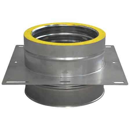 Piastra Intermedia Doppia Parete Ø 180 x 230 mm - 2