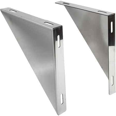 Angolare di Supporto Murale 400 x 40 mm per Tubo Ø 150 x 200 mm - 2