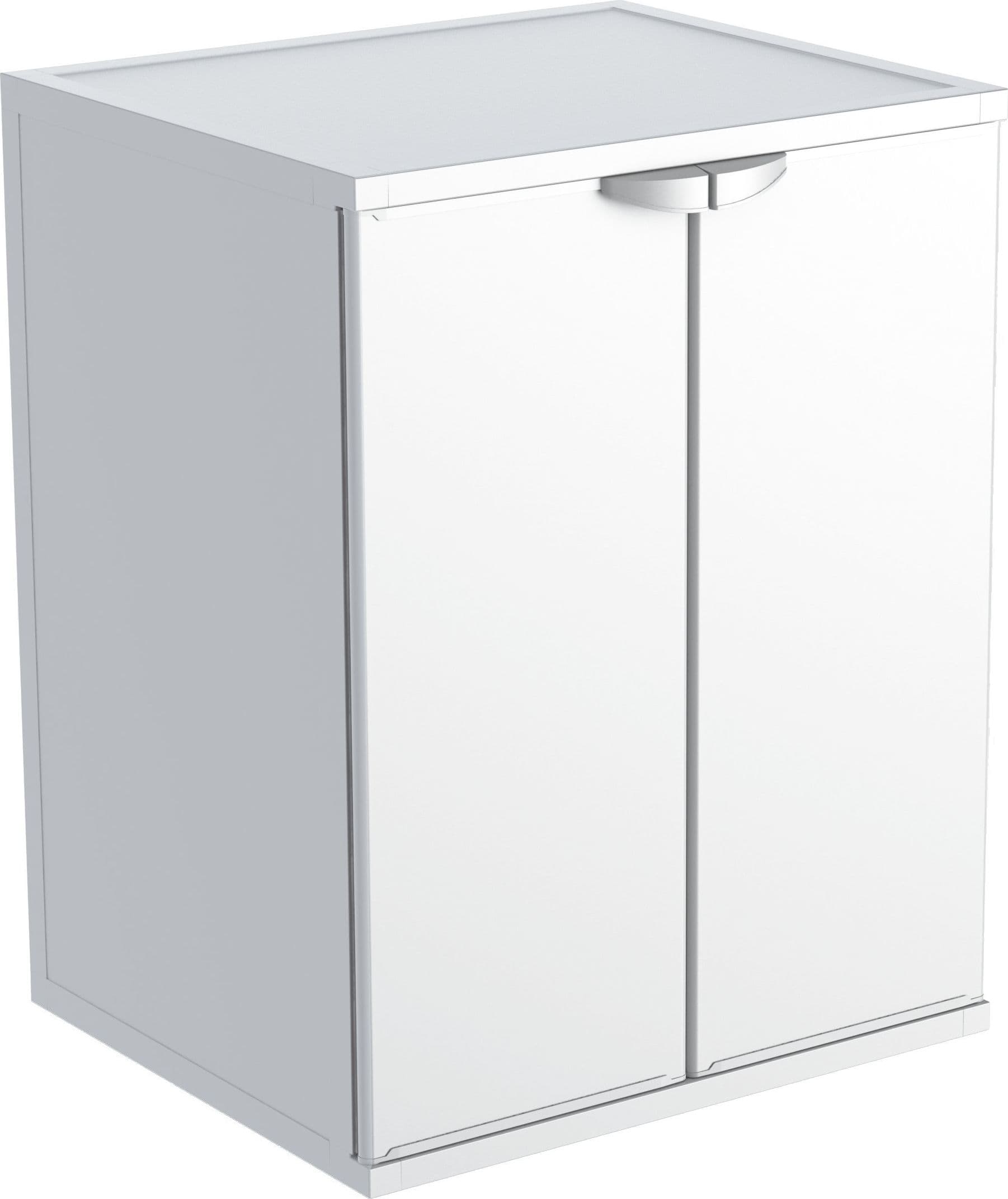 Mobile Coprilavatrice in Resina Bianco Esterno: 68,5 CMX64,5X88H.INTERNO: – Mongardi
