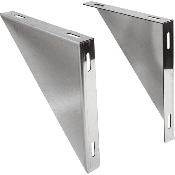 Angolare di Supporto Murale 400 x 40 mm per Tubo Ø 180 x 230 mm - 2
