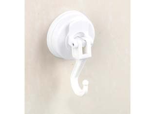 Gancio Bagno Clip 65 MMX39X105 Bianco Aglaia 6 Pezzi - 2