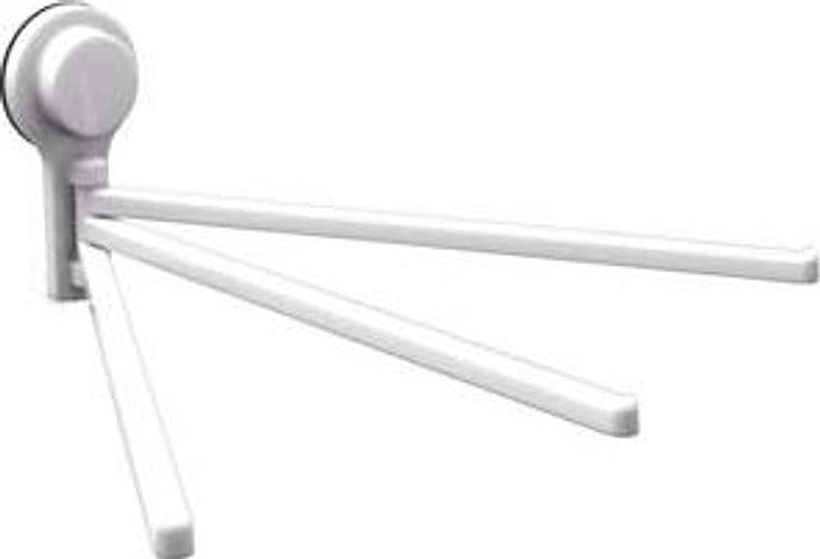 Porta Asciugamano Tre Bracci in ABS 337 MMX66X140 Bianco Aglaia - 2